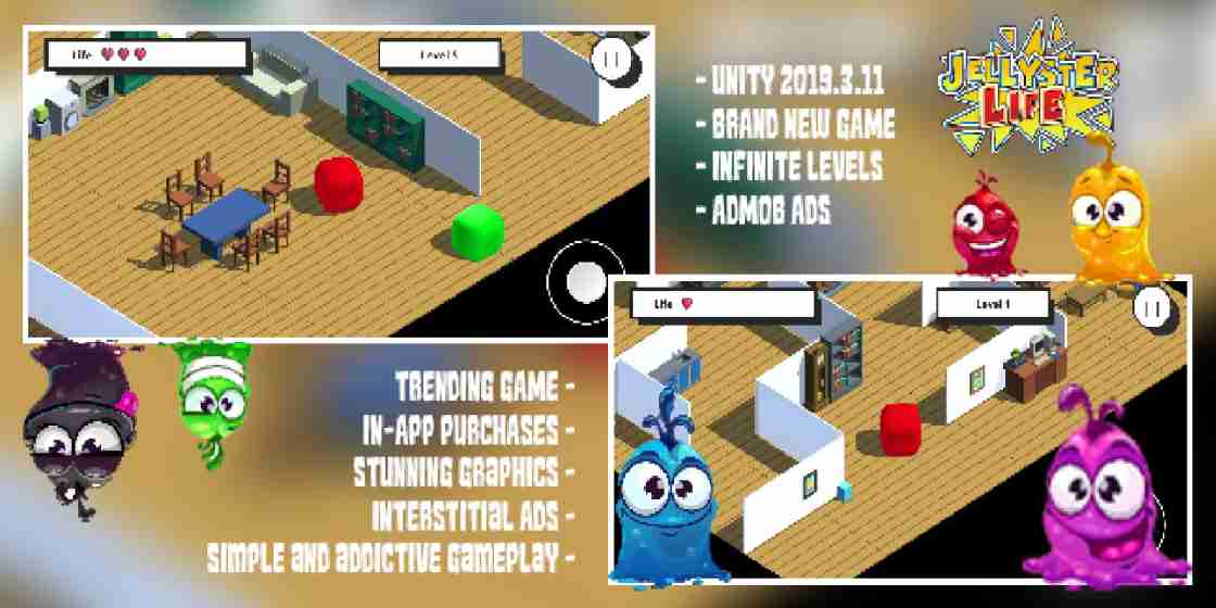 Jellyster Life Unity Source Code