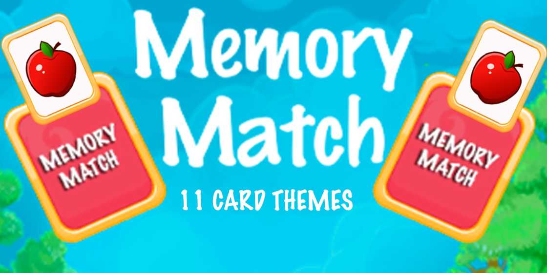 Kids Memory Game Unity Source Code