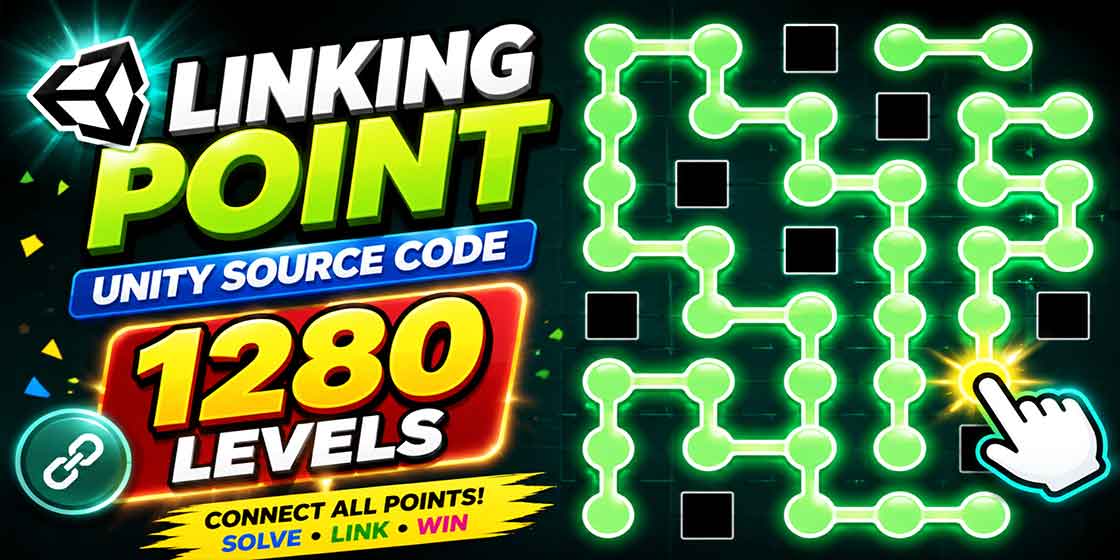 Linking Point Puzzle Game Unity Source Code