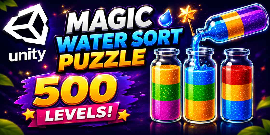 Magic Water Sort Unity Source Code