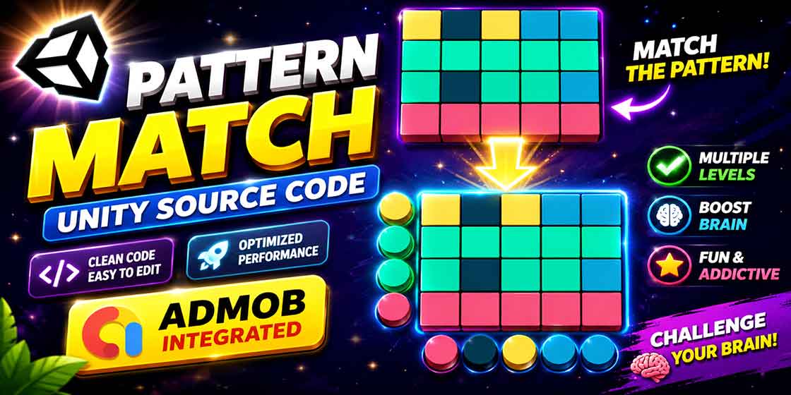 Pattern Match Game Unity Source Code