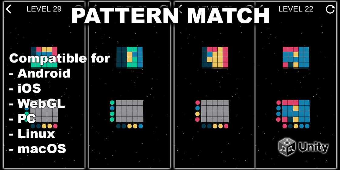 Pattern Match Game Unity Source Code