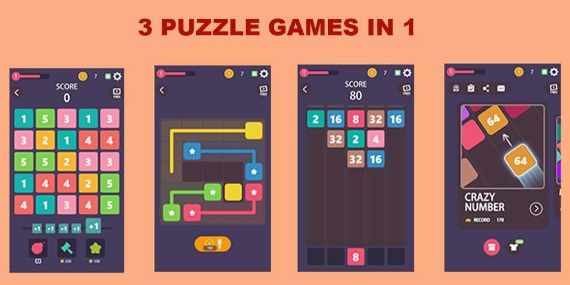 Puzzle Box - 3 Games In 1 Unity Source Code