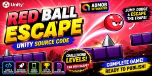 Red Ball Escape Casual Game Unity Source Code