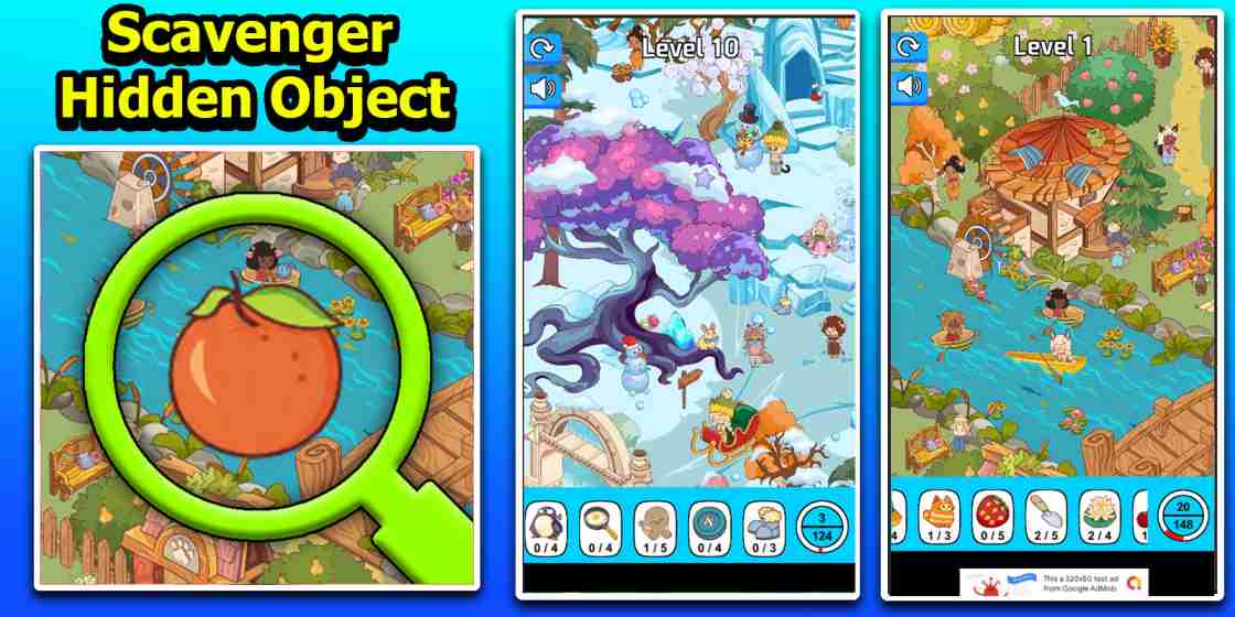 Scavenger Hidden Object Game Unity Source Code