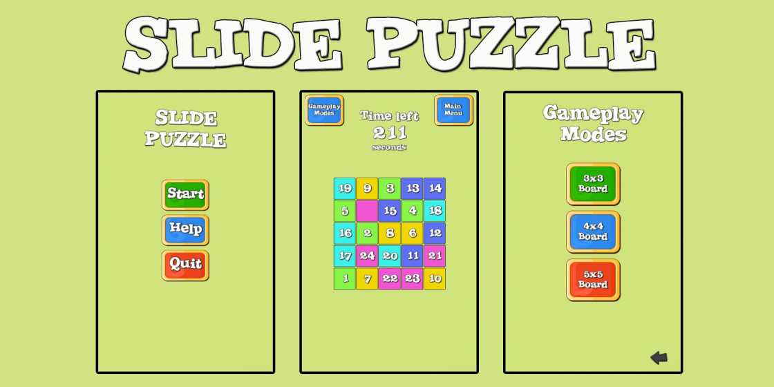 Slide Puzzle Unity Source Code