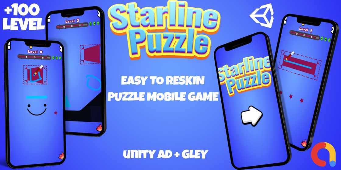 Starline Puzzle Game Unity Source Code