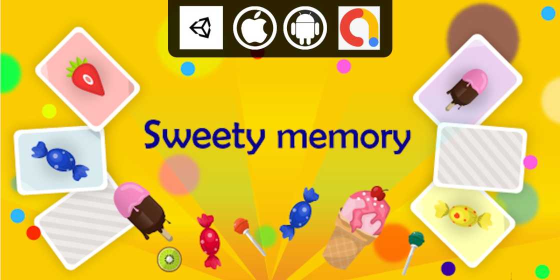 Sweety Memory Game Unity Source Code