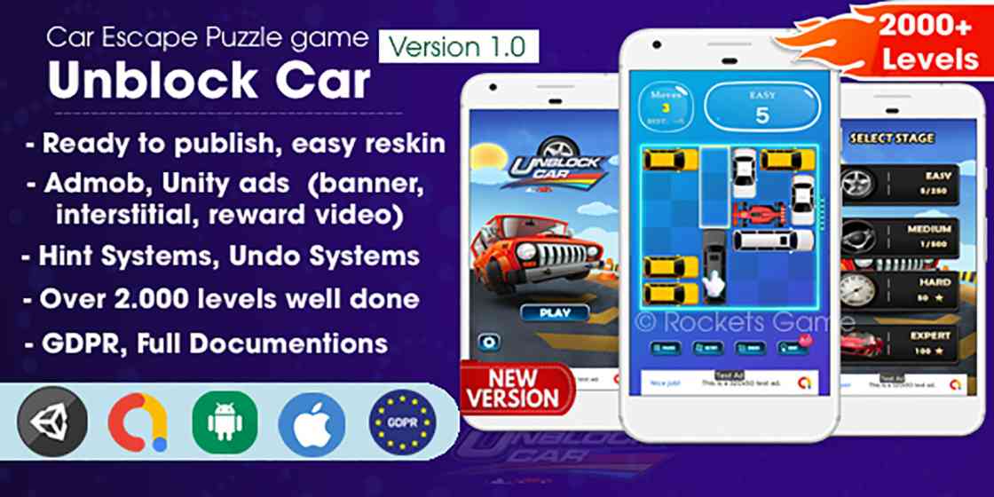Unblock Car Game Unity Source Code