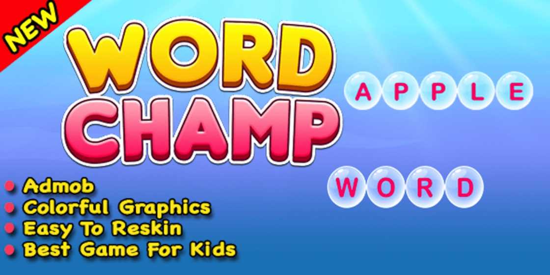 Word Champ - Word Typing Game Unity Source Code