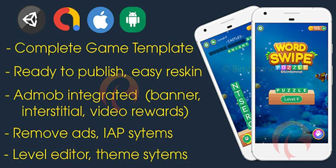 Word Swipe Unity Source Code