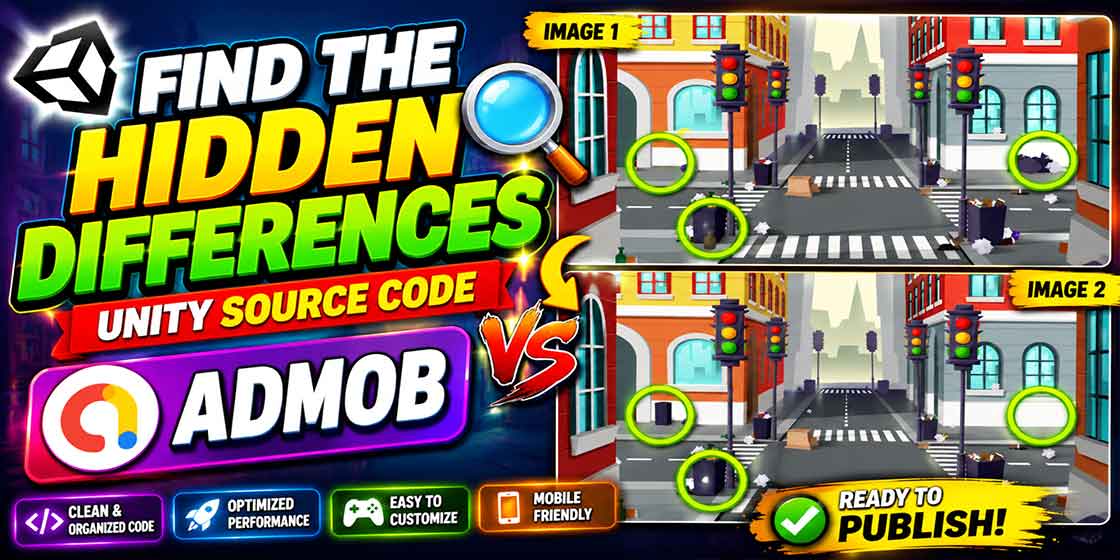 find the hidden differences unity source code