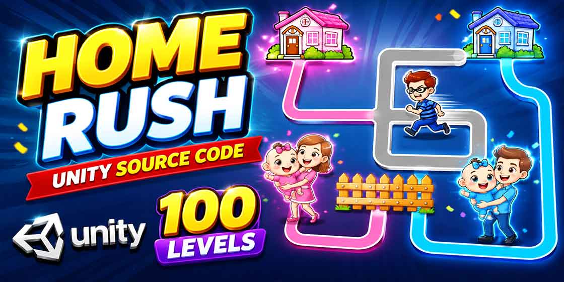 home rush puzzle game unity source code