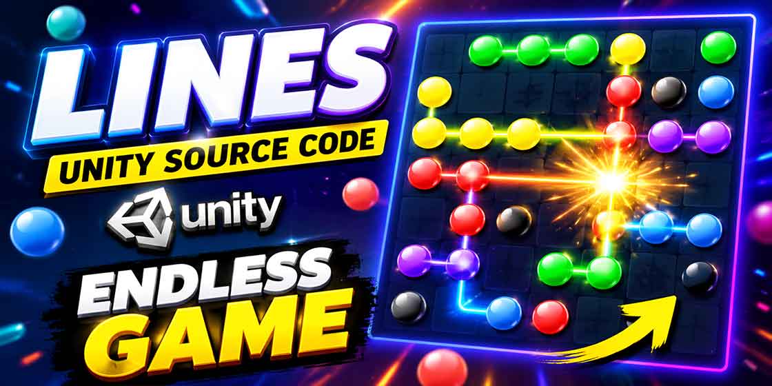lines puzzle game unity source code