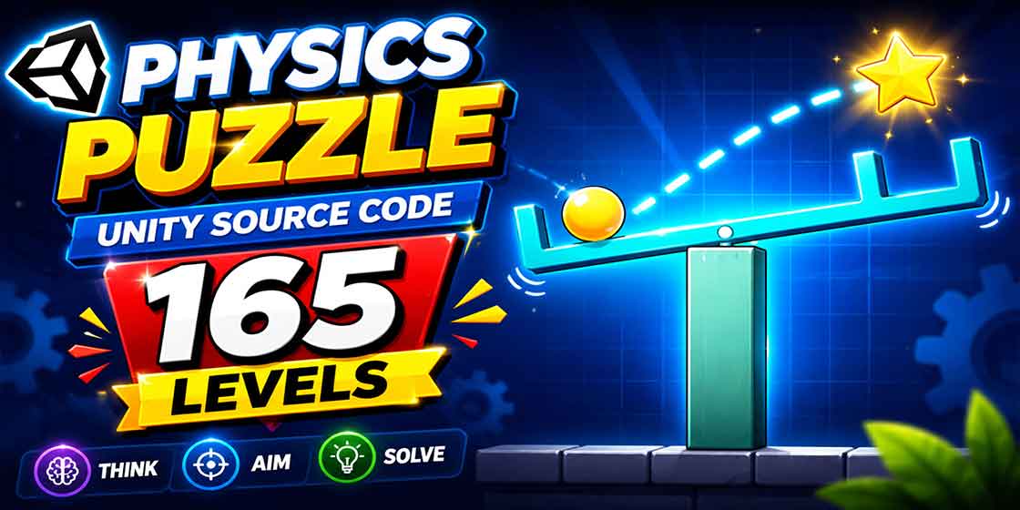 physics puzzle game unity source code