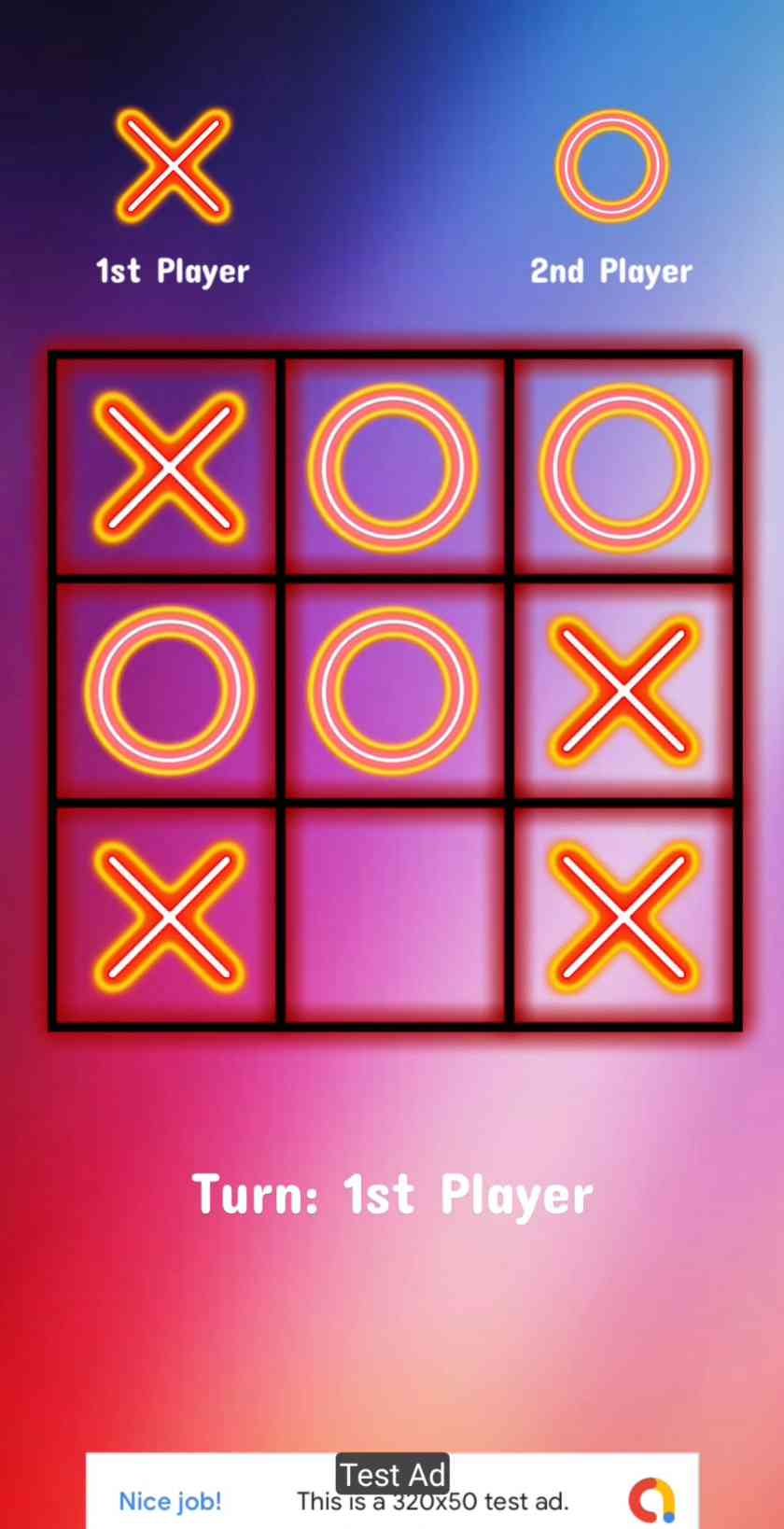 tic tac toe unity game