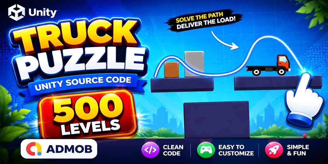 truck puzzle game unity source code